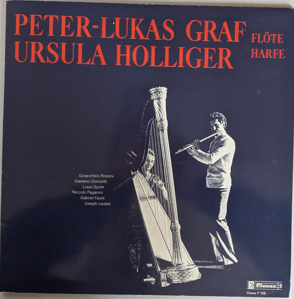 Peter-Lukas Graf, Ursula Holliger : Werke Für Flöte Und Harfe (LP, RE, Gat)
