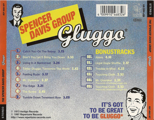 The Spencer Davis Group : Gluggo (CD, Album, RE, RM)