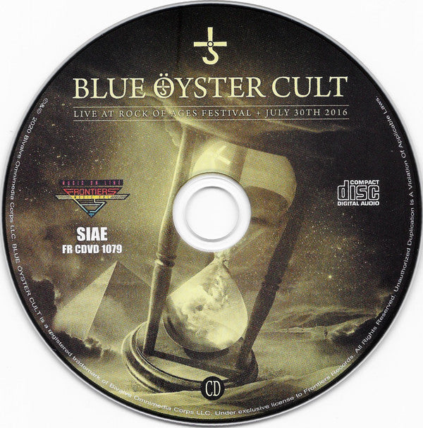 Blue Öyster Cult : Live At Rock Of Ages Festival 2016 (CD + DVD-V, NTSC + Dlx)