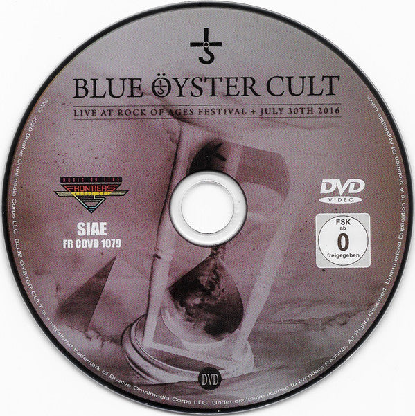 Blue Öyster Cult : Live At Rock Of Ages Festival 2016 (CD + DVD-V, NTSC + Dlx)
