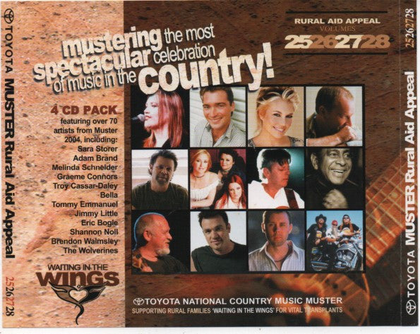 Various : Toyota Muster Rural Aid Appeal (4xCD, Comp)