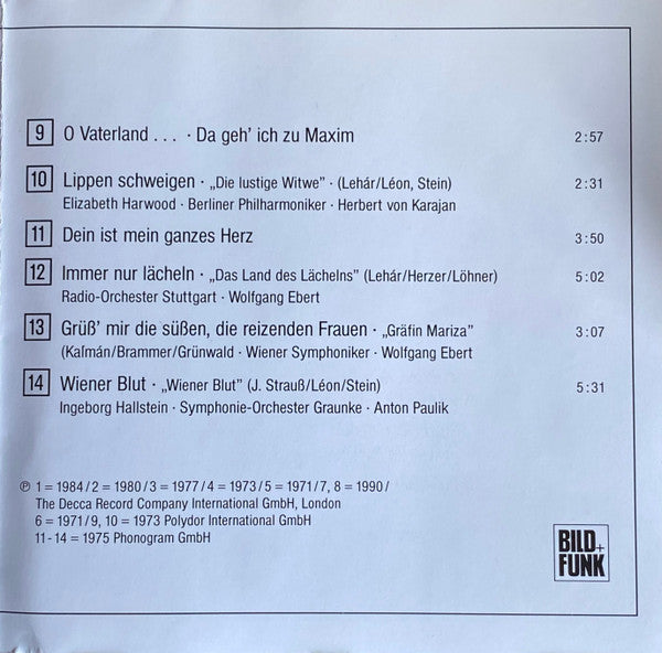 René Kollo : Dein Ist Mein Ganzes Herz (CD, Comp)