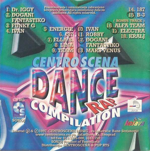 Various : Centroscena Dance Rap Compilation (CD, Comp)