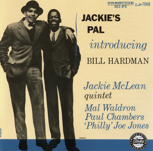 Jackie McLean Quintet Introducing Bill Hardman : Jackie's Pal (CD, Album, Ltd, RE, RM)