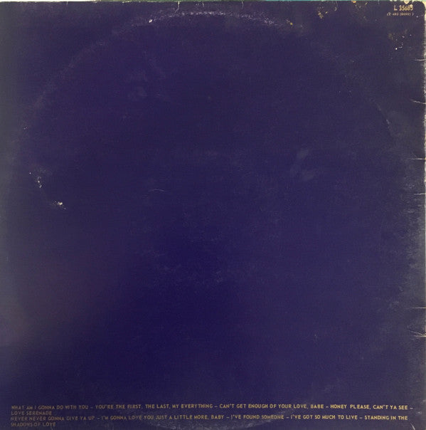 Barry White : Barry White's Greatest Hits (LP, Comp, Gat)