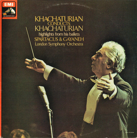 Aram Khatchaturian, London Symphony Orchestra : Khachaturian Conducts Khachaturian - Highlights From His Ballets Spartacus & Gayaneh (LP, Album, Quad, Club)