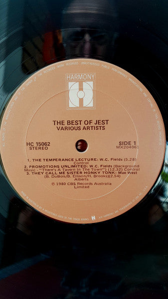 Various : The Best Of Jest (LP, Comp)