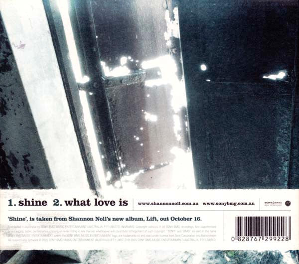 Shannon Noll : Shine (CD, Single, S/Edition, Dig)