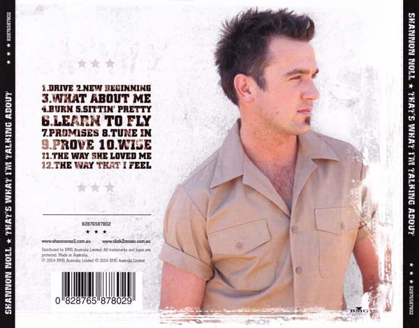 Shannon Noll : That's What I'm Talking About (CD, Album)
