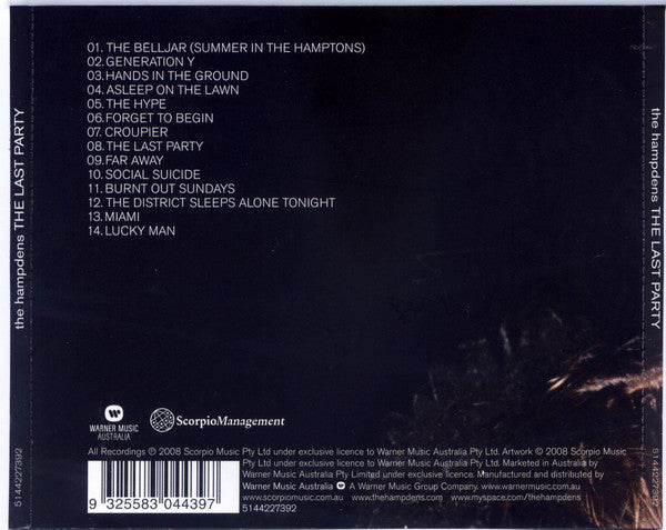 The Hampdens : The Last Party (CD, Album)