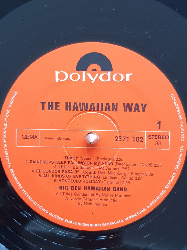 Big Ben Hawaiian Band : The Hawaiian Way (LP, Comp)