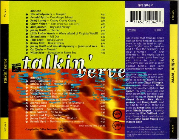 Various : Talkin' Verve (2xCD, Comp)