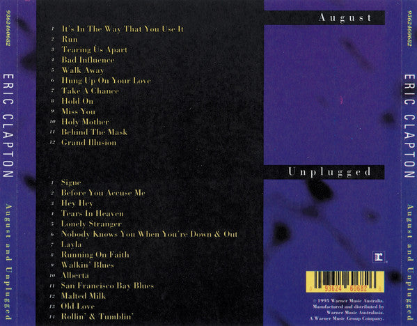 Eric Clapton : August And Unplugged (2xCD, Album, Comp, S/Edition)