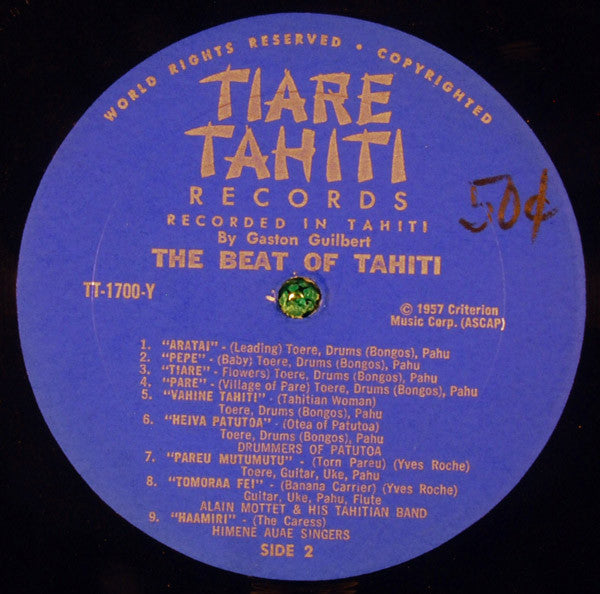 Various : The Beat Of Tahiti: The Exotic Rhythms Of Tahiti (LP, Album)