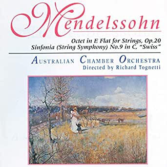 Felix Mendelssohn-Bartholdy - Australian Chamber Orchestra, Richard Tognetti : Octet In E Flat For Strings, Op.20 / Sinfonia (String Symphony) No.9 In C, "Swiss" (CD)