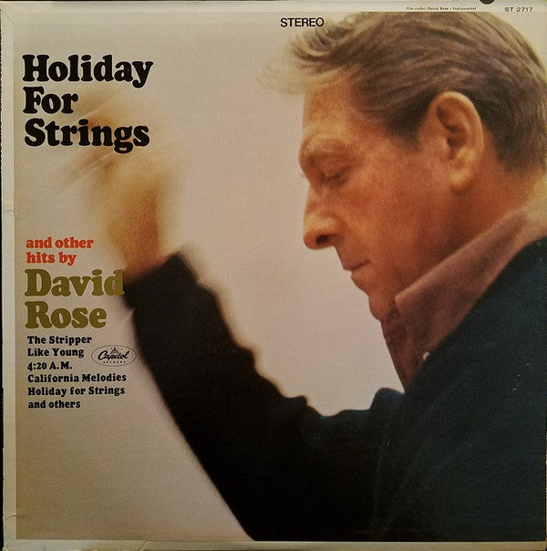 David Rose And His Orchestra* : Holiday For Strings (LP)
