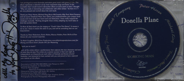 Donella Plane : Working Man (CD, Album)