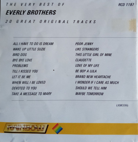 Everly Brothers : The Very Best Of Everly Brothers (CD, Comp)