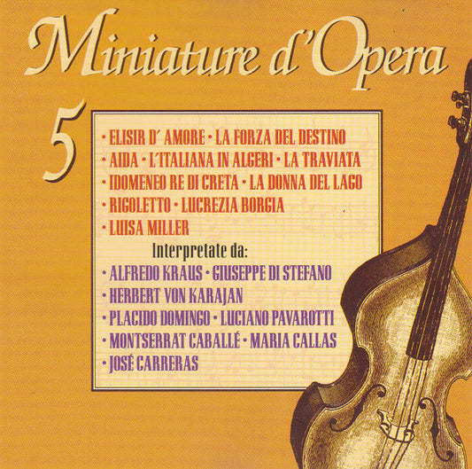 Various : Miniature D'Opera 5 (CD, Comp)
