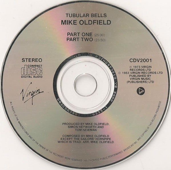 Mike Oldfield : Tubular Bells (CD, Album, RE)
