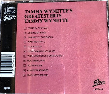 Tammy Wynette : Tammy's Greatest Hits (CD, Comp)