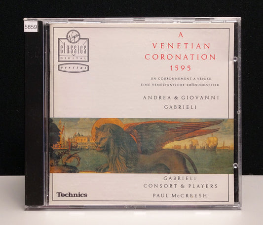 Andrea Gabrieli / Giovanni Gabrieli - Gabrieli Consort & Players*, Paul McCreesh : A Venetian Coronation 1595 (CD, Album)