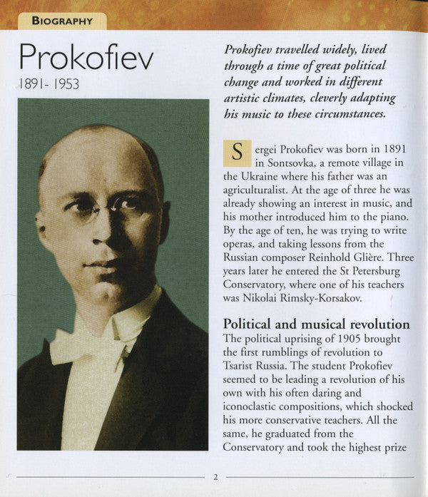 Sergei Prokofiev : Russian Interludes (CD, Comp, Har)