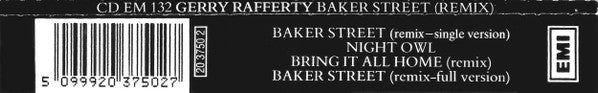 Gerry Rafferty : Baker Street (Remix) (CD, Single)