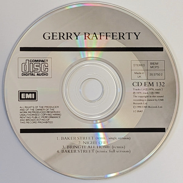 Gerry Rafferty : Baker Street (Remix) (CD, Single)
