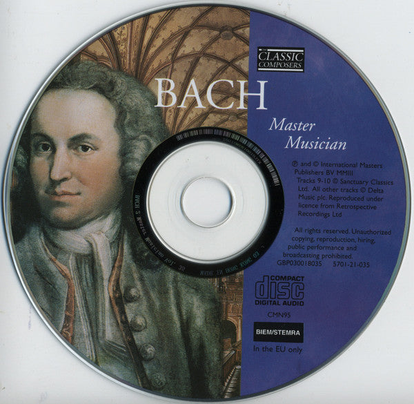 Johann Sebastian Bach : Master Musician (CD, Comp, Har)