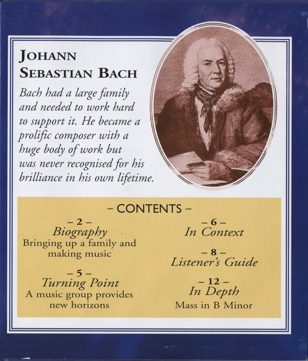 Johann Sebastian Bach : Master Musician (CD, Comp, Har)
