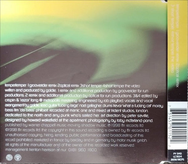 Goldie : Temper Temper (CD, Single, Enh, CD2)