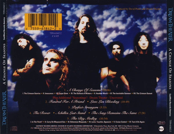 Dream Theater : A Change Of Seasons (CD, EP)