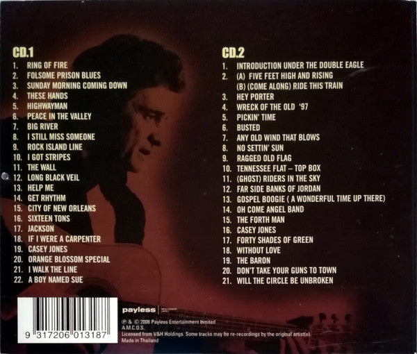 Johnny Cash : In Concert (2xCD, Comp)