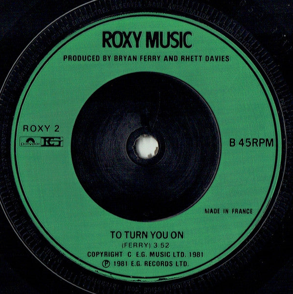 Roxy Music : Jealous Guy (7", Single, Fre)