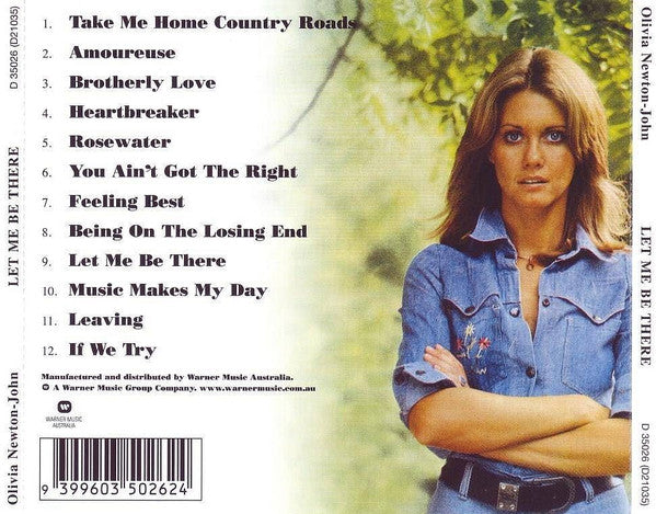 Olivia Newton-John : Let Me Be There (CD, Album, RE, RM)