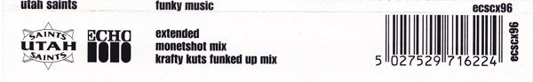 Utah Saints : Funky Music (CD, Single, CD2)