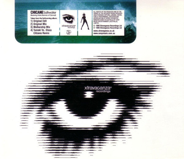 Chicane Featuring Maire Brennan : Saltwater (CD, Single)