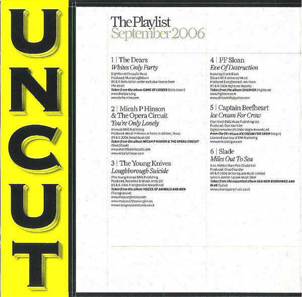 Various : The Playlist September 2006 (CD, Comp)