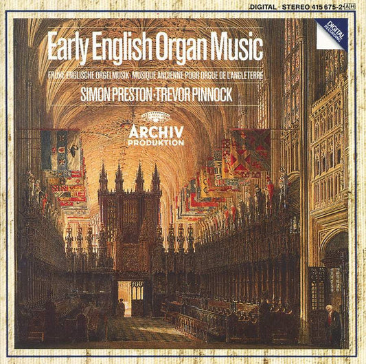 Simon Preston, Trevor Pinnock : Early English Organ Music (CD)