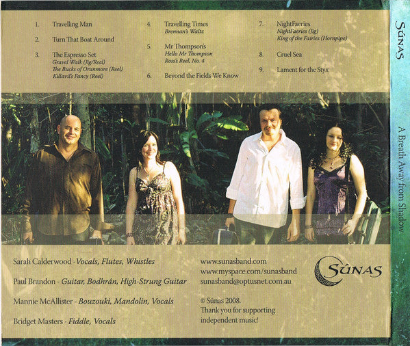 Súnas : A Breath Away From Shadow (CD, Album)