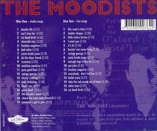 The Moodists : Two Fisted Art (1980 -1986) (2xCD, Comp)