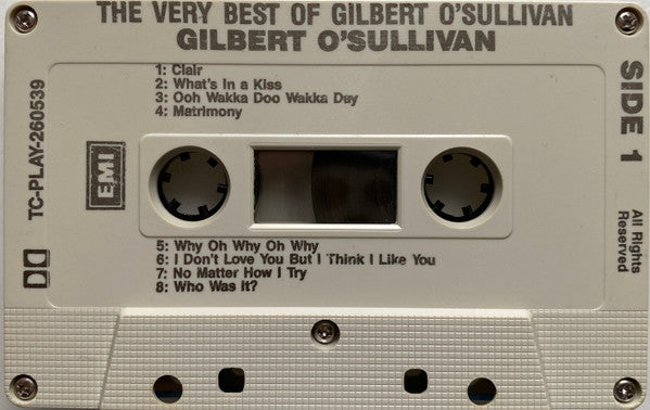 Gilbert O'Sullivan : The Very Best Of Gilbert O'Sullivan (Cass, Comp)