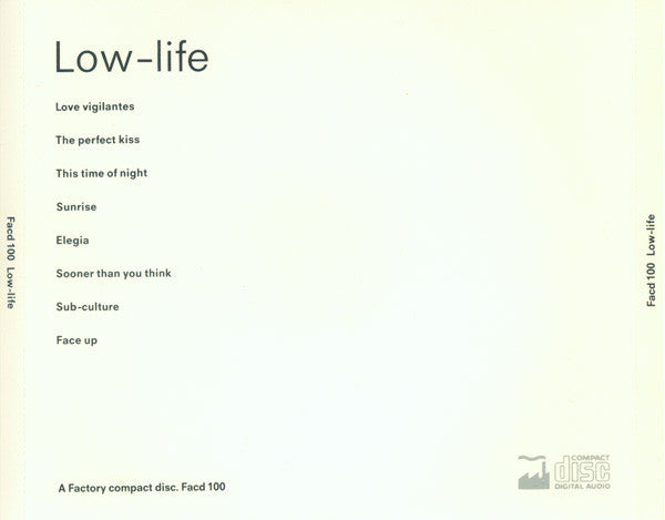 New Order : Low-life (CD, Album, Pre)