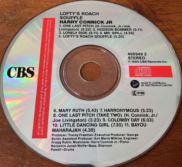 Harry Connick, Jr. Trio : Lofty's Roach Soufflé (CD, Album)