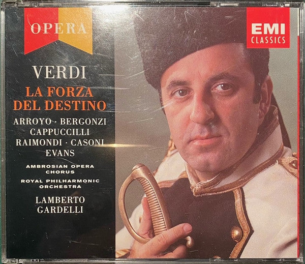 Verdi* / Arroyo*, Bergonzi*, Cappuccilli*, Raimondi*, Casoni*, Evans*, Ambrosian Opera Chorus*, Royal Philharmonic Orchestra, Lamberto Gardelli : La Forza Del Destino (3xCD, Album + Box, RE)