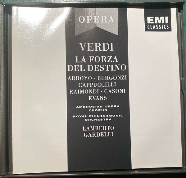 Verdi* / Arroyo*, Bergonzi*, Cappuccilli*, Raimondi*, Casoni*, Evans*, Ambrosian Opera Chorus*, Royal Philharmonic Orchestra, Lamberto Gardelli : La Forza Del Destino (3xCD, Album + Box, RE)