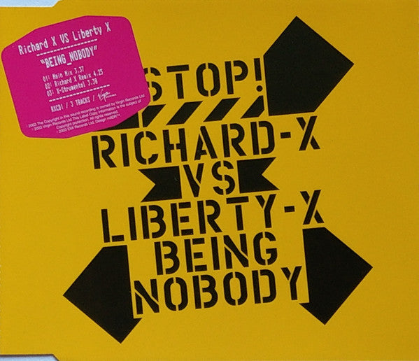 Richard X vs. Liberty X : Being_Nobody (CD, Maxi)