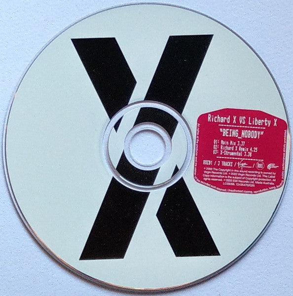 Richard X vs. Liberty X : Being_Nobody (CD, Maxi)