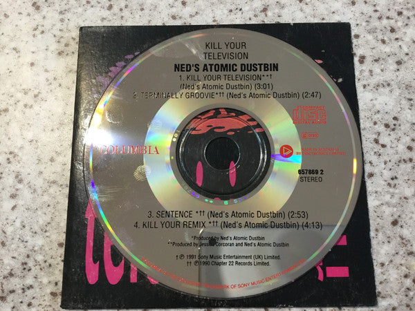 Ned's Atomic Dustbin : Kill Your Television (CD, Single)